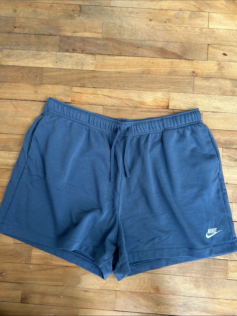 Nike Slate Blue Drawstring Athletic Shorts